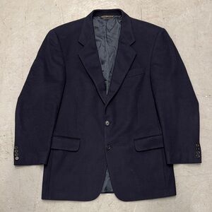 Men's Classic Navy Blue Cashmere Blazer